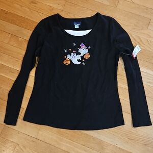 Basic Editions Black and White Top